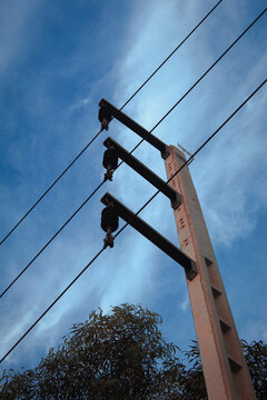 high voltage power line