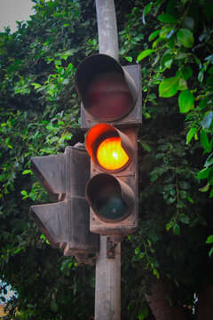 traffic light on the road