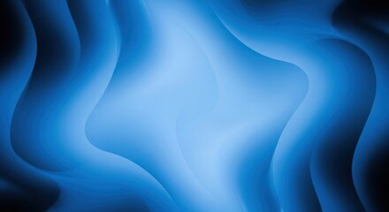 Sublime Wavy Liquid Effect in Shades of Blue with Dynamic Fluidity