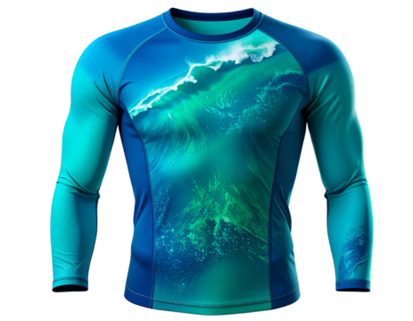  Professional Surfing Rash Guard Sportswear PNG