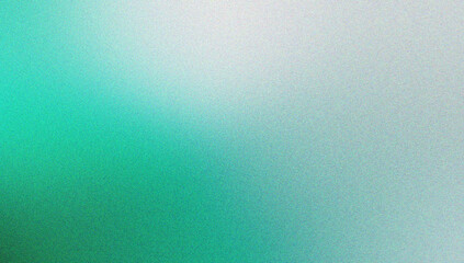 Noise Blur Texture of Minimal Teal to White Gradient Background for Calm Poster or Web Design
