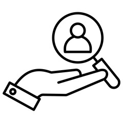 Prospect Research Outline Icon