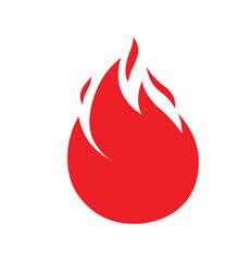 Hot Flame Fire Logo Vector Symbol Design