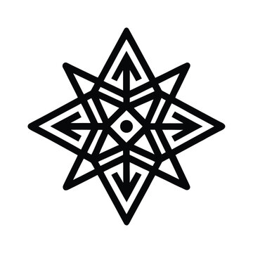 Ethiopian Tribal Ornament Icon