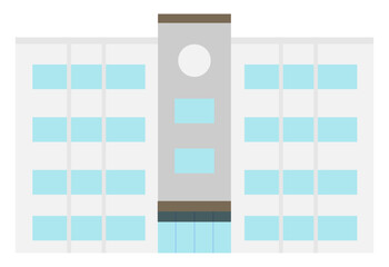 School building illustration.