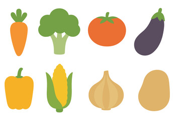 Variety of colorful vegetables displayed together for a healthy eating concept