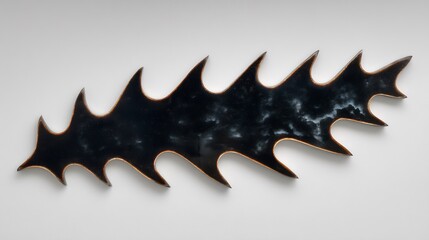 close up of a saw blade