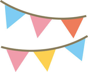 Colorful Birthday Party Elements