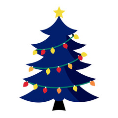 golden christmas tree