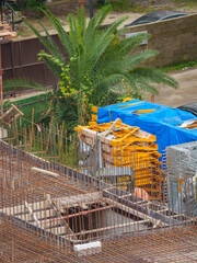 Steel Rebar Grid for Reinforced Concrete Slab