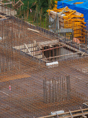 Steel Rebar Grid for Reinforced Concrete Slab