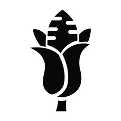  corn glyph icon illustration vector graphic.eps