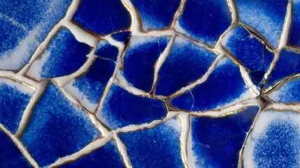 close up of a blue net