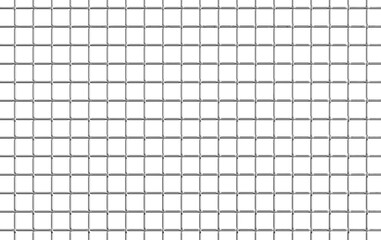 metal woven wire square mesh used for security fencing, grating, or architectural screening, 3d render