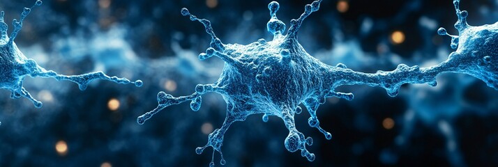 advanced cold virus cell structure illustration for medical research and science imaging
