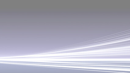 紫色のグラデーション背景を走る白い光の筋
