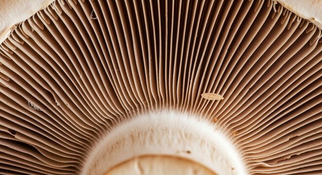 mushrooms on a black background