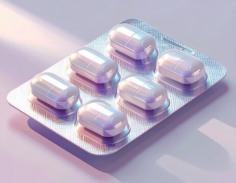 Pills on tray medical tablets for health and treatment three distinct medical pills placed carefully on clean healthcare tray signifying wellness and therapy