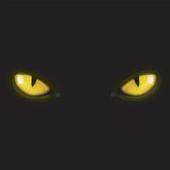 black cat eyes