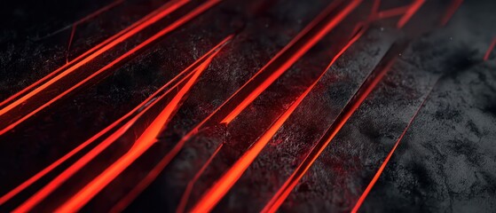 Abstract red light streaks on textured background