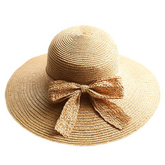 Stylish Wide-Brimmed Straw Hat: Summer Fashion Accessory