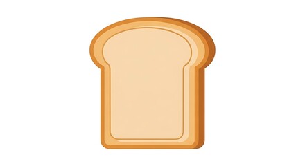 Obraz premium drawing of a slice of bread 
