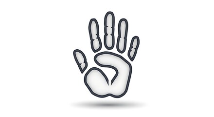 Obraz premium cartoon hand icon 