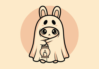 Cute Fox Sitting in Teacup