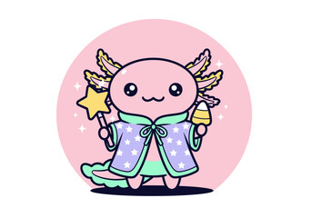 Cute Fairy Angel Character in Magical Halloween Costume