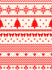 christmas seamless and sweater pattern 