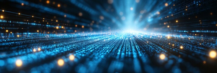 futuristic data stream digital technology background for innovation and connectivity