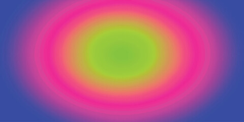 Vibrant Neon Abstract Gradient Background with Radial Blurring Effect