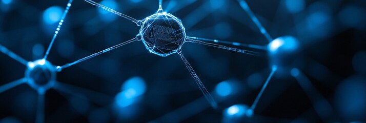 advanced neural network connectivity illustration for artificial intelligence research