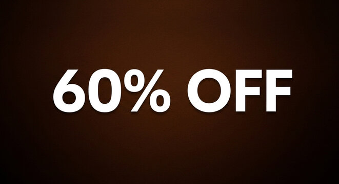 Unlock incredible savings with a massive 60% OFF sale, perfect for driving customer urgency and boosting your business profits today!
