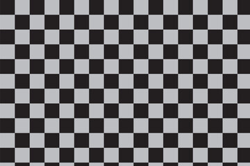 Fototapeta premium Black and white checkered line seamless pattern repeating banners of racing flag stripe speed texture