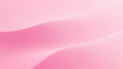 Abstract Pink Fluid Wave with Soft Curves on Bright White Background, Minimalist and Elegant Style for Web or Branding Design