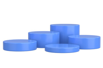 Modern Product Podium. 3D Backdrop. 3D illustration.