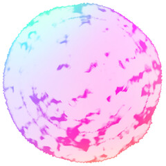pink and purple sphere