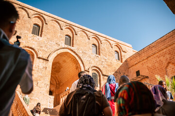 Ancient Deyrulzafaran Monastery, Mor Hananyo near Mardin, Southeastern Turkey, Mesopotamia