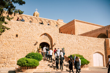 Ancient Deyrulzafaran Monastery, Mor Hananyo near Mardin, Southeastern Turkey, Mesopotamia © naszalyg