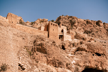 Ancient Syriac Orthodox Mor Evgin Monastery on the Hills of Tur Abdin, Midyat, Mardin, Turkey  © naszalyg