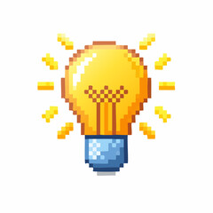 Bright Idea Pixel Light Bulb