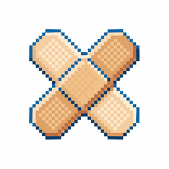 Pixel Art Bandage Medical Patch Icon