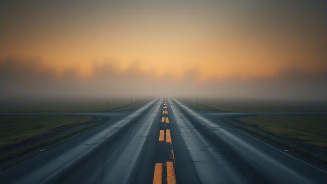 A conceptual crossroads splitting in two directions, symbolic path choice.