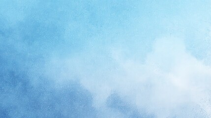 Soft Blue Sky Background with Gentle Clouds and Gradual Color Fade