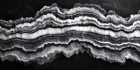 stunning black and white agate stone cross section for natural minerals decor and abstract backgrounds