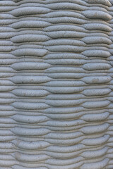 3D Printed concrete texture. architectural background. modern construction of 3D houses. printed house using a 3D printer