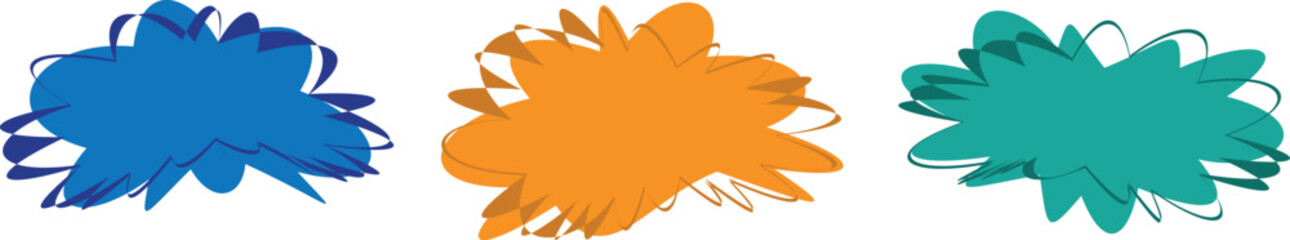 Bohemian Flower Art Set – Colorful Botanical Vector Elements, Decorative Shapes, and Hand-Drawn Pattern Design for Trendy Nature Illustrations