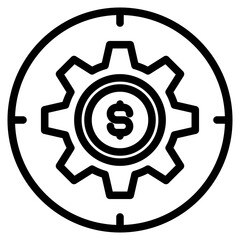 Business Mission icon in vector illustration