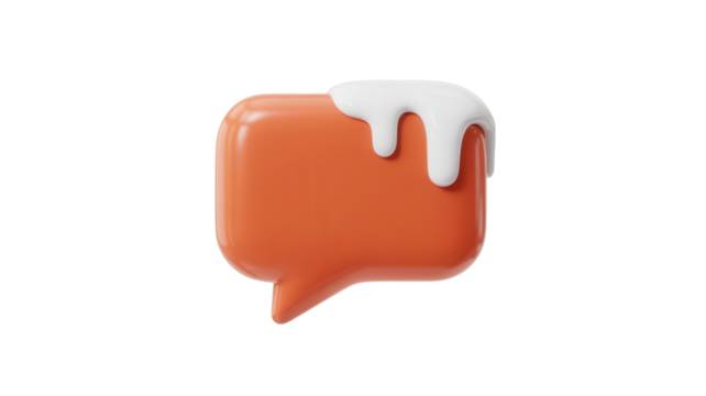 Express your ideas with a vibrant, modern communication bubble bursting with creative energy for your next project.